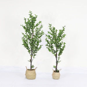 Fleurs artificielles décoratives pas chères en forme d'arbre banian 150cm/180cm, toucher naturel - Product Image 1