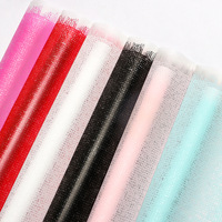 Papier d'emballage coréen imperméable pour fleurs, texture tissée, papier mat de designer, papier d'emballage de luxe pour bouquets, fournitures florales