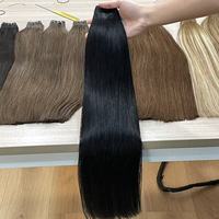 Lots de Cheveux Humains Vierges Bruns 100% Naturels, Alignés aux Cuticules, Lisses Comme des Baguettes, Double Tissage, Grade 15A, Cheveux Remy Bruts – Vente en Gros pour Fournisseurs