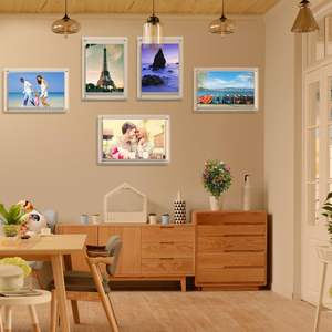 Acryl schwimmender Bilderrahmen Double Panel Clear Wall Mount Dokumenten zertifikat rahmen - Product Image 3