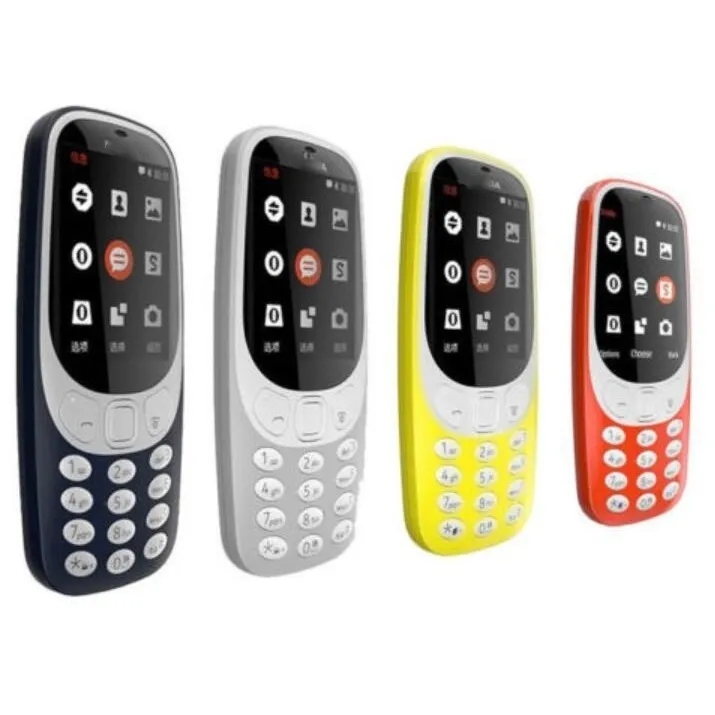 Remodelado original, novo, desbloqueado, sem riscos, telefones para nokia 3310