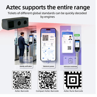 Lecteur de codes Aztec ultra-compact LONVILL, moteur de scanner de codes-barres Aztec haute précision 3mil pour la vérification des passeports d'accès électroniques