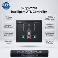 Contrôleur ATS intelligent monophasé 2/3/4 pôles de type split BKQ3-Y701 pour commutateur de transfert automatique avec communication à distance