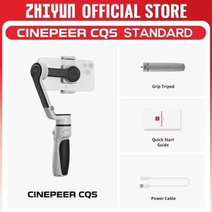 Stabilisateur de téléphone 3 axes ZHIYUN CINEPEER CQ5 officiel, équipé de suivi de visage IA et d'éclairage d'appoint pour iPhone 16 et smartphones Android - Product Image 2
