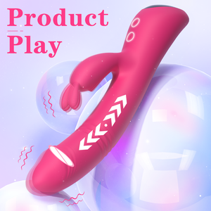 S-HANDE Nữ Sexy Thrusting G Tại Chỗ Vibrator Âm Vật Massager Dương Vật Giả Thỏ Máy Rung Đồ Chơi Tình Dục Cho Phụ Nữ Cơ Thể Vú - Product Image 3