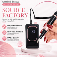 Vantrend Beauty OEM Private Label 4000mAh Lime à ongles professionnelle rechargeable sans fil électrique
