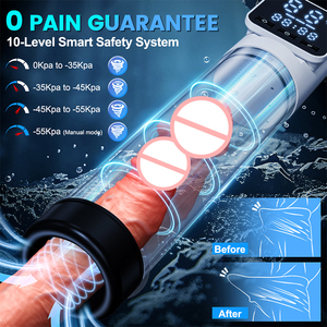 新デザイン4ピース陰茎ポンプ増大器具陰茎エクステンダー運動射精マスターベーション陰茎増大器大人用セックス玩具男性用 - Product Image 3