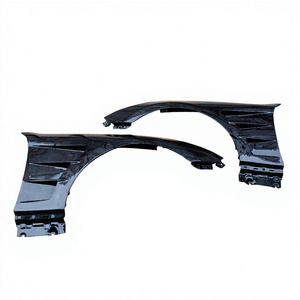 Guardabarros Laterales Estilo H2 de Fibra de Carbono para Hyundai Genesis Coupe 2009-2016 - Product Image 1