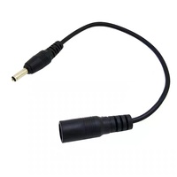 محول طاقة DC 5.5x2.1 مم، مقسم من 1 أنثى إلى 2 ذكر، لشرائط LED وكاميرات المراقبة والاستخدامات الصناعية، موصل نحاسي، عازل PVC