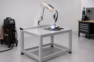 Système de robot de soudage collaboratif mobile tout-en-un FR5 Cobot 220/110/380V 5kW 35kg Station de travail d'automatisation de table - Product Image 3