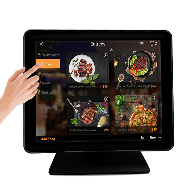 ZHIHUA OEM 17 Inch 1280x1024 4:3 Industrial High Brightness LCD Monitor POS Touch Screen Monitor for POS Systems