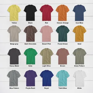 Custom 100% Cotton Lightweight 180 Grams Breathable O-Neck Men Blank Premium Cotton Drop Shoulder Comfort Solid Plain T-Shirts