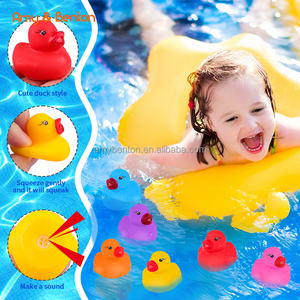 Hot bán Float & squeak trẻ em <span class=keywords><strong>Mini</strong></span> cao su vịt bé tắm Ducky âm thanh đồ chơi tắm - Product Image 6