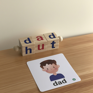Juegos de letras de madera 3D para Dropshipping y Shopify, tarjetas didácticas de deletreo, juguetes Montessori de aprendizaje para bebés - Product Image 6
