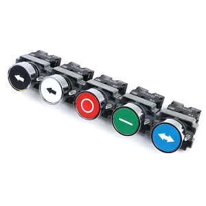 XB2-BA3361 22mm 1NO फ्लैट वसंत वापसी Latching स्वयं ताला Resetting निशान के साथ क्षणिक बंद शुरू प्लास्टिक पुश बटन swith - Product Image 3