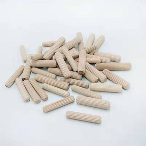Varillas de madera de eucalipto S16, conectores redondos para muebles, tapones de madera, soportes para estantes, adornos, suministros para manualidades - Product Image 1