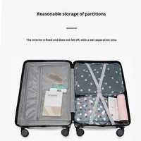 Ensemble de valises de voyage en gros, valise à roulettes à trois pièces, grande capacité, simple, étanche, ABS+PC, transfrontalier
