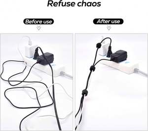 Cintas de Poliéster/Nylon Ecológicas de Doble Cara, Adhesivo Fuerte, Lavables, Autoadhesivas, Reutilizables y Ajustables - Product Image 4