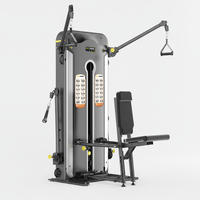 Máquina de Gimnasio Gymlead Serie JXS para Press de Hombros con Cables Cruzados Dobles, Pila de Pesas de 80 kg, Certificación CE, Entrenador Funcional para Culturismo