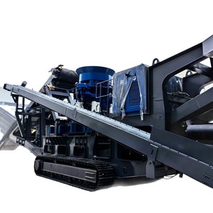 Équipement de concassage de pierres mobile pour les déchets de construction, station de concassage mobile montée sur véhicule, machine à fabriquer du sable mobile - Product Image 1