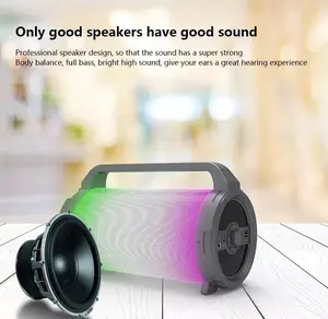 Draagbare Bluetooth Microfoon Karaoke Surround Sound Systeem Luid Boombox Speaker