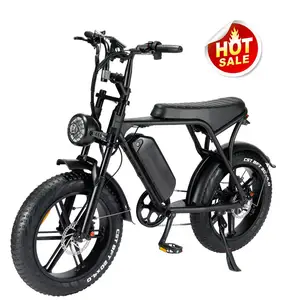 도매 Dropshipping 1000W 전자 자전거 지방 타이어 전기 자전거 20*4.0 타이어 미국 도매 탄소 EBIKE 전기 사이클