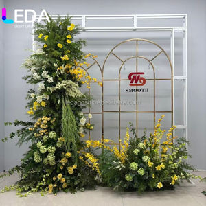 Guirlandes de fleurs artificielles jaunes à motif floral, nouvelle conception LEDA, pour la décoration de jardin et les arrangements floraux de mariage - Product Image 1