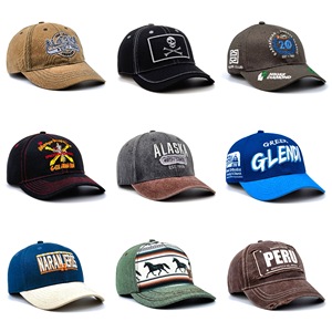 Customized Retro Distressed Waxed Cloth Minimalist and Fashionable Outdoor Casual Baseball Cap - Product Image 4