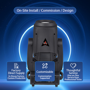 B300A ไฟขยับหัวได้295W 300W แบบ BSW ไฟดีเจสำหรับไนท์คลับดิสโก้พร้อมกล่องใส่เครื่องบิน - Product Image 6