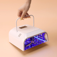 Nouvelle Lampe UV LED Sans Fil Professionnelle 108W avec Ventilateur de Refroidissement pour le Durcissement du Gel en Salon
