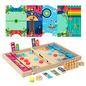 <span class=keywords><strong>Ajedrez</strong></span> de Batalla para Dos Jugadores - Juego Interactivo de Mesa 12 en 1 para Niños y Padres - <span class=keywords><strong>Categoría</strong></span> de Juegos de Madera - Product Image 3