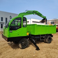 Installation de bras d'excavatrice sur chenilles pour chargeuse sur chenilles de 8 tonnes, moteur diesel, moment de charge élevé pour l'exploitation minière et le sable