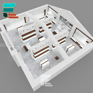 Moderne Draagbare Honden Luxe Kleerhangers Roterende Displaystandaard Chinese Kledingwinkels Schoonheidsproductenschappen - Product Image 6