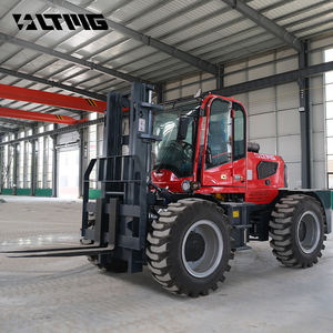 LTMG nueva carretilla elevadora diésel todoterreno 4WD a la venta <span class=keywords><strong>5</strong></span> toneladas 5000kg 4x4 rueda áspera todo terreno carretilla elevadora con neumático sólido opcional - Product Image 1
