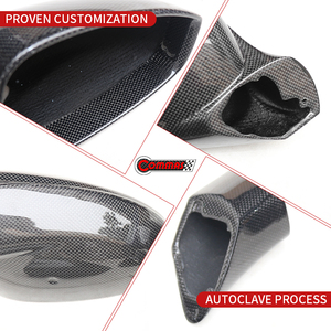Best Brand Dry Carbon Fiber Car Auto Parts OEM Style Rearview Mirror Housing for Ferrari 458 - Product Image 3