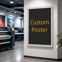 Affiche personnalisée imprimée, Art mural numérique couleur, Signalétique publicitaire personnalisée avec finition papier de qualité supérieure