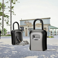 YH2091 Caja de Seguridad para Llaves de Plástico Antirrobo al por Mayor, Caja de Seguridad con Combinación Real, Desbloqueo con Contraseña para Seguridad para Agentes Inmobiliarios