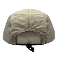 Casquette de course à 5 panneaux vierge de haute qualité, séchage rapide, personnalisable, imprimée réfléchissante, couleur néon, en nylon léger, pour l'entraînement sportif