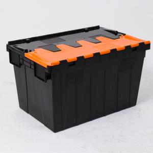 Bán buôn Stackable nhựa di chuyển hộp lưu trữ hộp cho kho hậu cần bao bì làm tổ Thùng nhựa - Product Image 3