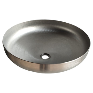 Lavabo de comptoir en acier inoxydable 304, <span class=keywords><strong>petit</strong></span> lavabo pour villa et maison d'hôtes, forme ronde épaissie et grande taille - Product Image 2