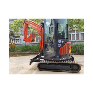 Hitachi 30U Crawler Excavator Black Compact Hydraulic Mini Excavator - Product Image 1