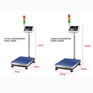 Báscula Digital Multifuncional Comercial de Acero Inoxidable Veidt con Luz de Alarma Industrial YKT-C-H18 Multifunción - Product Image 6