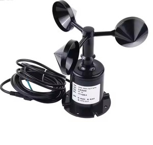 Hoch empfindlicher Impuls 4-20mA 0-5V RS485 Wetters tation Analoger Modbus Drei-Tassen-Windgeschwindigkeits-<span class=keywords><strong>Anemometer</strong></span> zur Messung von Wind geschwindigkeiten - Product Image 1