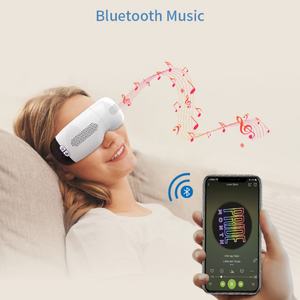 Masajeador de Ojos Inteligente de Alta Calidad con Música para Dormir, Masajeador de Ojos Eléctrico Inteligente 4D con Vibración de Bolsa de Aire, Calor y Compresión Fría - Product Image 5