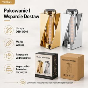 Lanterna Solare Moderna per Cimitero in Acciaio Inossidabile per Grossisti di Articoli Funerari - Product Image 3