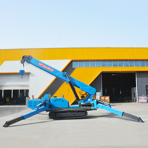 Nhà máy cung cấp 3ton xách tay Spider Crane với Mini Telescopic OUTRIGGER EPA pin hộp Số động cơ bơm - Product Image 4
