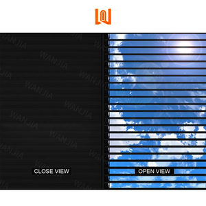 Wanjia không thấm nước đứng vườn ngoài trời động cơ gazebo bioclimatic louver nhôm pergola - Product Image 3