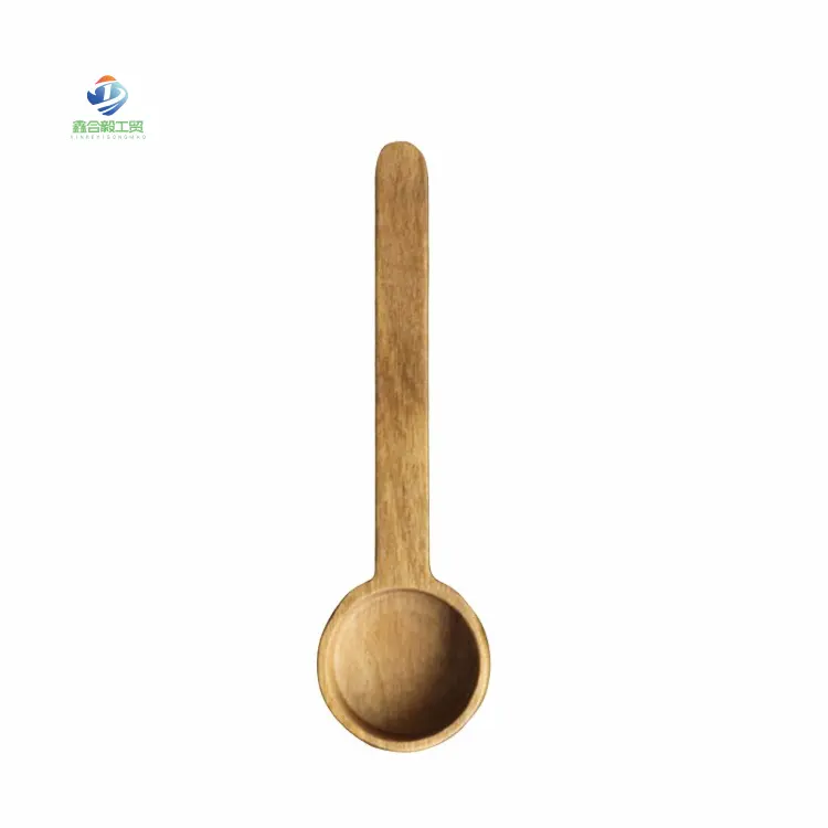 Accessori per utensili da cucina per la casa in stile ecologico cucchiaio da tè in bambù cucchiaio da caffè a manico lungo misura di condimento cucchiaio di legno