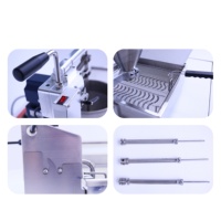 Tam otomatik endüstriyel ticari otomatik Mini Mochi Maker kızartma otomat dolum cam Donut yapma makinesi