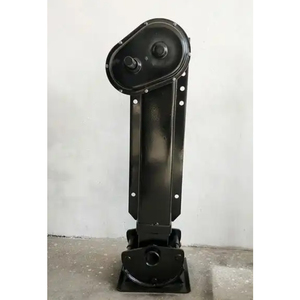 Cric hydraulique robuste pour remorque à benne basculante, avec pied de stabilisation et support de jambe - Product Image 5